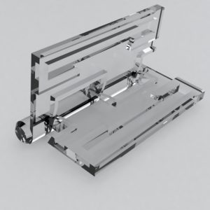 Acrylic Hinge: 40mm (W)