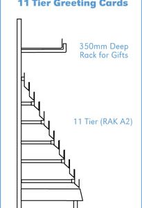 Bay 8 Card / Gift Bay – Slatboard Fix – 600mm (W)