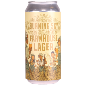 Burning Sky Farmhouse Lager 44cl 4.8%