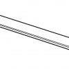 Euro Hook – Slatwall 150mm: Black