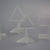 Semi Circle Earring Stand – Frost