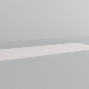 Jewellery Display Base. Long. White