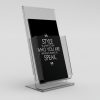 Freestanding Leaflet Holder. Traps One Leaflet Permanently: A5 Portrait