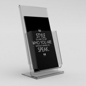 Freestanding Leaflet Holders . Traps One Leaflet Permanently A4 Portrait