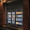LED Window Display Kit. 730mm Frame + 3 LED Light Pockets
