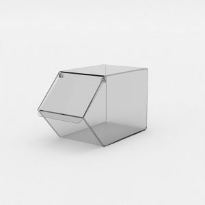 Pick & Mix Dispenser for Unwrapped Sweets: Single Section – 167mm (W) x 200mm (H) x 325mm (D)