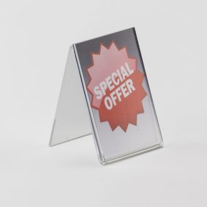 Tent Shaped Card Holder Single Sided: A7 Landscape – half price