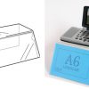 Acrylic Display Plinth with ticket holder 105mm (W) – half price