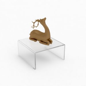 Acrylic Riser/ Display Plinth/ Bridge 100(w) x 100(d) x 50mm(h)