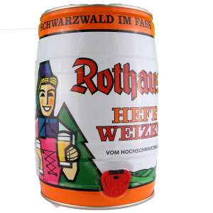 Rothaus Hefe-Weizen 5L Mini Keg  5L minikeg 5.1%