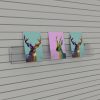 Slatwall Compact Card Display: 1000mm (W) x 75mm (H) x 40mm (D)
