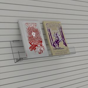 Slatwall Brochure Rack/ Magazine Rack: 1000mm (W) x 180mm (H) x 90mm (D)