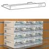 Slatwall Shelf with Lip:  250mm (W) x 25mm (H) x 100mm (D) – save 40%