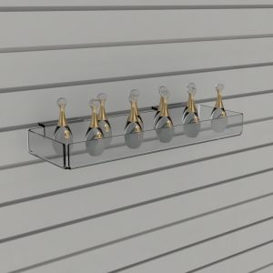 Slatwall Sundries Tray: 450mm (W) x 50mm (H) x 150mm (D)