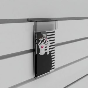 Slatwall Acrylic Sign / Poster Display: 1/3 A4 Port