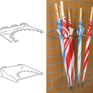 Slatwall Umbrella Display. Top Fixing – save 30%