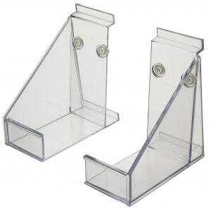 Multi Purpose Slatwall Display Holder: 60mm (W) x 130mm (H) x 100mm (D)