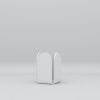 Medium Stationery Holder / Pen Pot. Moonlight White