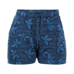 Weird Fish Harmonia Bamboo Printed Shorts Navy Size 18