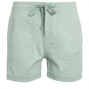 Weird Fish Willoughby Organic Cotton Shorts Pistachio Size 18