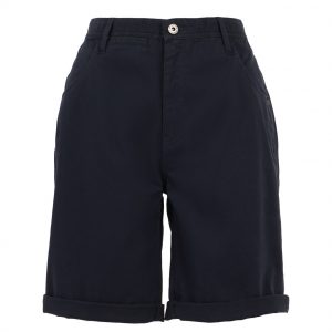 Weird Fish Vittoria Organic Cotton Bermuda Shorts Navy Size 18